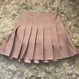 pink and white pleated skirt bundle